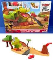 DINO PLAYGROUND Playset CARS ON THE ROAD Dinosaur CHOMP Cave Lightning McQueen