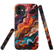 For iPhone 11 Tough Protective Cover, Waves Of The Sun