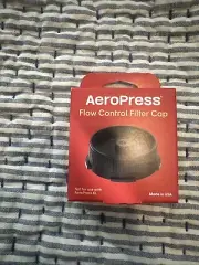 *NEW* AEROPRESS Flow Control Filter Cap, No Drip Cap - Black