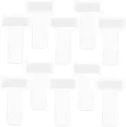 10pcs Car Ticket Clip Car Parking Card Holder Ticket Holder Parking Tag Clip Plastic Transparent