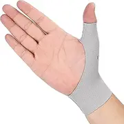 Willcom Thumb Wrist Brace Compression Sleeve (2 PCS) for Arthritis Pain Relief Protector Support, Soft Elastic Fabric Thumb Spica Splint Glove Liner for Women and Men -Fits Both Hands (Small)