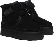 [UGG AUSTRALIAN SHEPHERD] Hook and Loop Platform Lightweight Women Ugg Boots Vigour