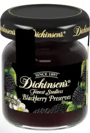 Dickinson's Seedless Marion Blackberry Preserves, 1 oz, 72 Count (exp 11/15/25)