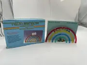 Acrylic Lucite Clear Rainbow Napkin Letter Holder