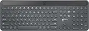iClever Solar Bluetooth Keyboard, Wireless Keyboard with Solar & Indoor Light Charging, Full Size, 3-Device Connectivity, Silent Scissor Round Keys, Numeric Keypad for Office/Home/Mac/Windows