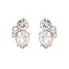 MYJS Greta Stud Earrings With Swarovski Crystals Rose Gold Plated