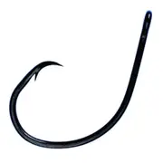 25 Pack of Eagle Claw Lazer Sharp L2004 Mid Gauge Platinum Black Circle Hooks
