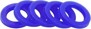 X AUTOHAUX Universal Oil Seal UN Lip Seal Ring Rotary Shaft Seal 30x45x7mm High Pressure TPU Blue 5 Pcs