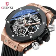 CHENXI Men Watch Luminous Hand Chronograph Wristwatch Brand Male Quartz Watches