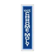 Thruster - SEATPOLE BLUE decal on CLEAR - old school bmx
