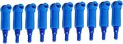 SWOOMEY 10pcs Brake Oil Changer Connectors Easy Install Brake Fluid Replacement Tool for Car Quick Exchange Kit for Automotive Maintenance Durable Blue Connectors