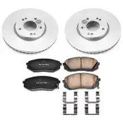PowerStop Disc Brake Kit - Front - Fits Kia Sportage 2012-2016 Z17 COATED BRAKE (for: Kia)