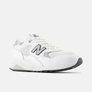 【NEW BALANCE】男女 休閒鞋 運動 復古 D楦 NB 580 緩震 情侶鞋 穿搭 白海鹽(MT580EC2)