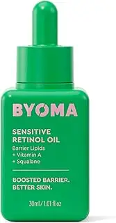 BYOMA Sensitive Retinol Oil – Face Treatment with Squalane & Vitamin A – Ideal for Sensitive Skin – Barrier Repair – 1.01 Fl. Oz