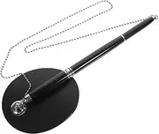 SEWACC Signature Pen Gel Pen Business Desk Fixed Pen Office Writing Pen Stand Stainless Steel Steel Ergonomic Design Smooth Ink Flow