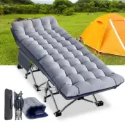 BOZTIY Folding Camping Bed 15?x 28? Portable Cots Bed w/ Carry Bag Outdoor
