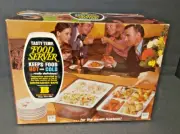 Vintage Tasty Temp Hot Cold Buffet Food Server 2-Compartment- Gray NIB