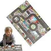 Car Rug Kids - Kids Rug Car Rugs, Fun City Map Kids Carpet Playmat Rug | Support Family Kids Carpet Rug Play Mat City Fun Carpet, Road Map Playmat Play Mat Road City Play Rug for Kids Toy Car