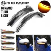 2x Flowing Dynamic LED Turn Signal Light Flasher For Audi A3 8V S3 RS3 2013-2018 (for: Audi)