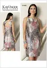 Vogue Sewing Pattern V1481 1481 Kay Unger Dress Pattern Size 14-22