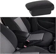 Compatible For Suzuki Ignis Armrest Box Car Armrest Box Internal Modification USB Charging Ashtray Car Accessories(B1-black red no usb)