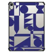 iPad Air 11-inch (M2/M3) iPad Impact Case Blue Shapes by Poketo