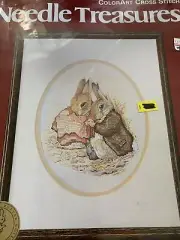 ColorArt Cross Stich Needle Treasures Benjamin Bunny & Peter Rabbit 02579 NEW
