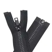 YaHoGa 2PCS #5 25 Inch Separating Jacket Zippers for Sewing Coats 25" 2pcs