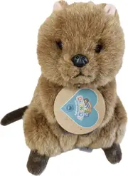 Giggles the Quokka Plush 20cm Soft Toy Dinki Di CA Australia