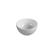 215*215*110mm Round Gloss White Ceramic Above Counter Basin