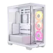 Corsair iCUE LINK 3500X RGB Mid-Tower E-ATX Computer Case - White [CC-9011281-WW]