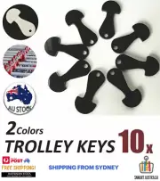 Removable Shopping Trolley Coin And Token Key Unlocker Woolworths Coles AU STOCK