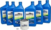 Sierra International Yamaha Outboard Oil Change Kit, Includes 10W-30 Oil, Oil Filter, Crankcase Drain Gasket, Sierra International 18-9393 Oil Change Kit, 18-9393
