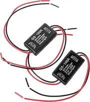 COOLHIYA 2 Pieces 12v Led Strobe Controller Module Waterproof Easy Install for Vehicle Tail Lights