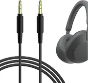 Geekria Audio Cable Compatible with Sony ULT WEAR, WH-1000XM5/1000XM4, WH-XB910N, WH-CH720N, INZONEH5 Headphones Cable, 3.5mm to 3.5mm Replacement Stereo Cord (4ft/1.2m)