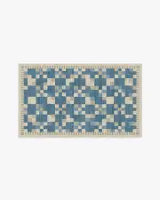 90' x 150' | Machine Washable Runner Rug | Kid & Pet Friendly | Indoor Rug | Blake Blue Rug | Ruggable