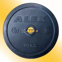 在飛比找Yahoo!奇摩拍賣優惠-[凱溢運動用品] 台灣製造 ALEX A19 包膠槓片(對)