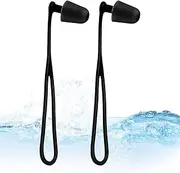 Swimmers Ear Plugs - Waterproof Ear Plugs Silicone,Waterproof Reusable Hearing Protection Earbuds with Lanyard, Exercise Accessories for Adults Kids Swimmer