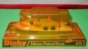 Vintage Dinky Diecast Missile Firing Motor Patrol Boat in Original Package (675)
