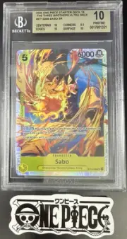 BGS 10 One Piece ST13-008 SR Sabo - English -The Three Brothers - Graded