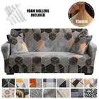 Geometry Sofa Cover for Living Room Stretch Slipcover Couch Cover Chair I Shape