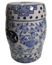 Sagebrook Home Chinoiserie Stool