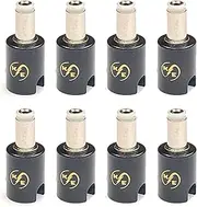 DC Barrel Connectors for Guitar Pedal Power Cable, Solderless, Electric Cable (8)