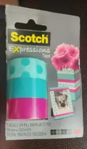 Scotch Expressions Washi Tape 3 Pack