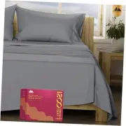 100% Egyptian Cotton Sheets Queen Size - 1200 Thread Count 4 PC Queen Sheet