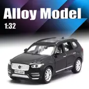 1:32 Volvo XC90 Alloy Diecast Car Model Toy Pull Back Sound Light Toy Vehicle