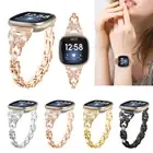 For Fitbit Versa 3/4 Sense 2 Women Bling Rhinestones Butterfly Steel Band Strap