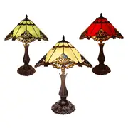 Large Benita Leadlight Tiffany Table Lamp