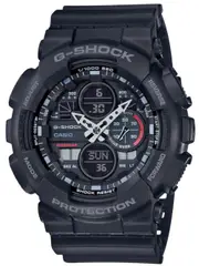 Casio G-Shock Chronograph GA-140-1A1ER Black Resin Mens Watch