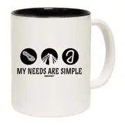 My Needs Are Simple Rock Climbing Mug Cup